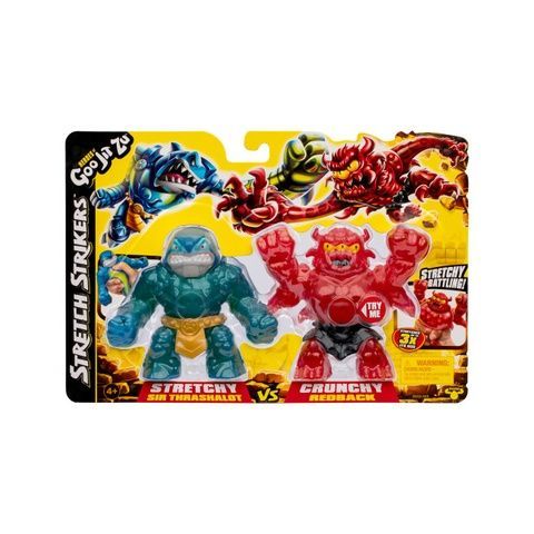 Goo Jit Zu Stretch Strikers Гуджитсу Стретч-тягучка игровые фигурки Траш и Редбек 123650 фото