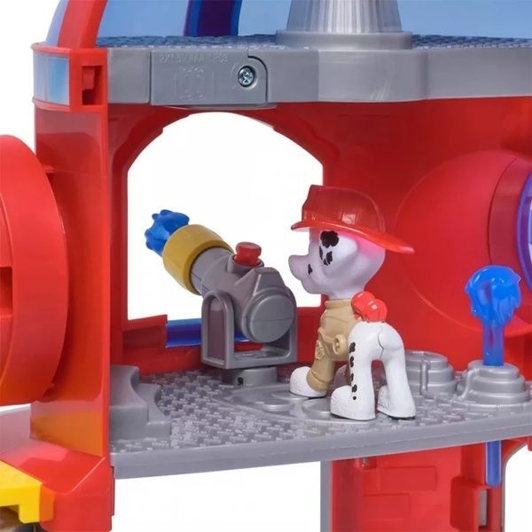 Пожарная станция PAW Patrol Fire Rescue со световыми и звуковыми эффектами и дополнительной машинкой и фигуркой Маршала 6073760 фото