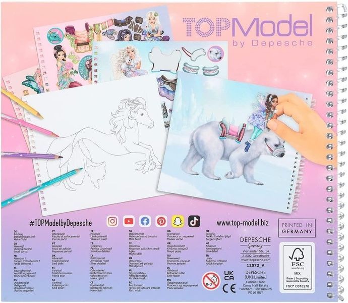 Набор для творчества Top Model Fantasy Friends Iceworld Создайте своих фантастических друзей (12072) 12072 фото