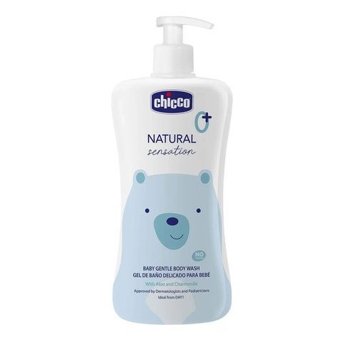 Chicco Ніжний гель для купання з алое та ромашкою Natural Sensation "Без сліз" 500 мл 11516.00 фото