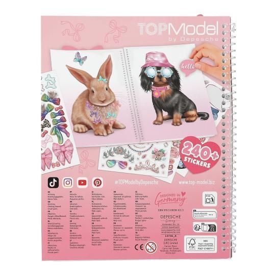 TOP Model стікербук Dress Me Up Cute Animals 13736 13736 фото