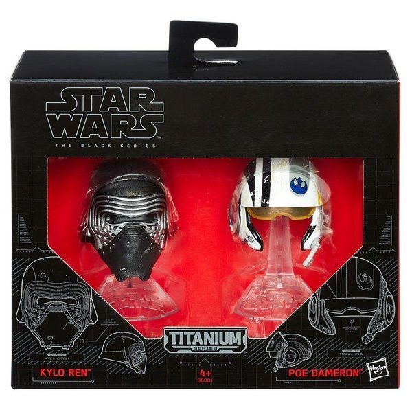Star Wars Black Series Die Cast Kylo Ren & Poe Dam набор из Шлемы героев из Звездные войны Hasbro B6001 B6001 фото