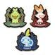 Pokemon набор значков Grookey Scorbunny & Sobble Galar First Partner Покемон 3 шт 710-05082 710-05082 фото 1