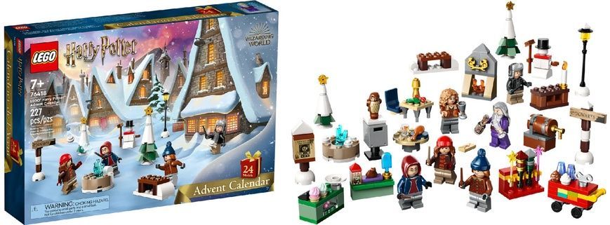 Новорічний Адвент календар LEGO Harry Potter 76418 конструктор Лего Гаррі Поттер 2024 76418 фото