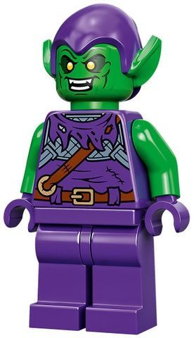 Lego Super Heroes Marvel Spiderman: Green Goblin минифигурка зеленый гоблин с Человек паук 682304 682304 фото