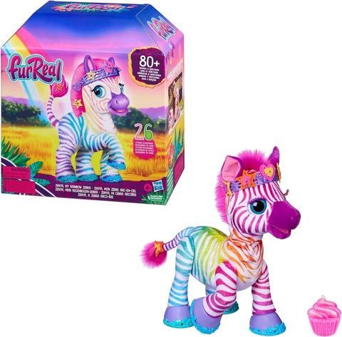 Интерактивная игрушка FurReal Friends Zenya My Rainbow Zebra Радужная зебра F6373 F6373 фото