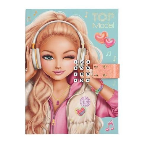 TOP Model дневник с кодовым замком и мелодией MUSIC 14157 14157 фото