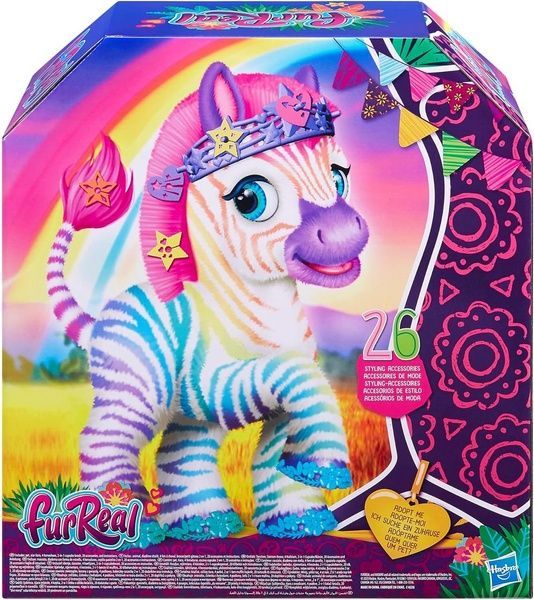 Інтерактивна іграшка FurReal Friends Zenya My Rainbow Zebra Райдужна зебра F6373 F6373 фото