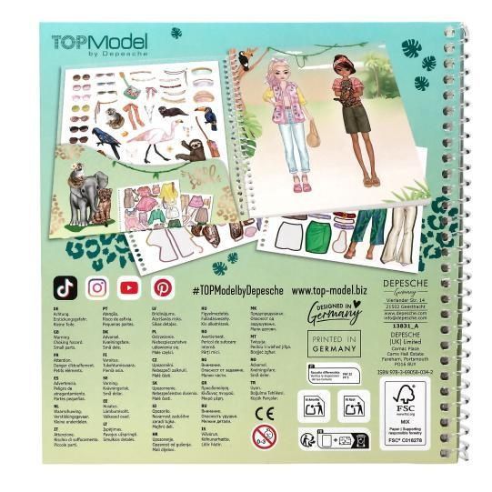 TOP Model стікербук Dress Me Up Safari 13831 13831 фото