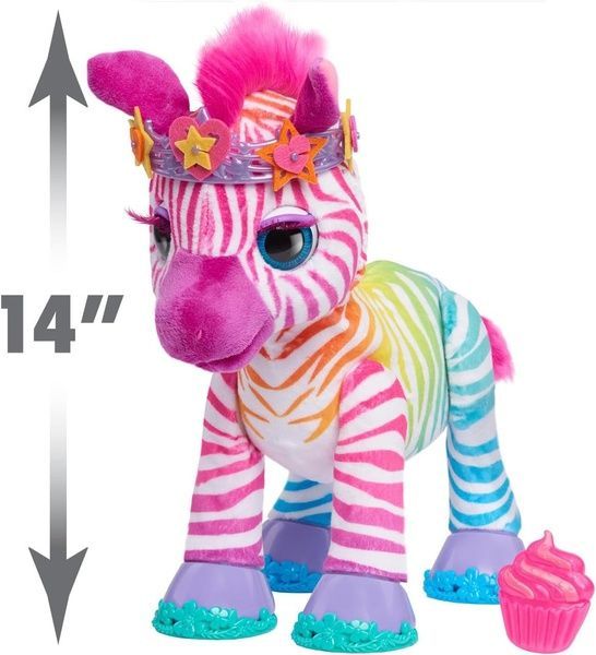 Інтерактивна іграшка FurReal Friends Zenya My Rainbow Zebra Райдужна зебра F6373 F6373 фото