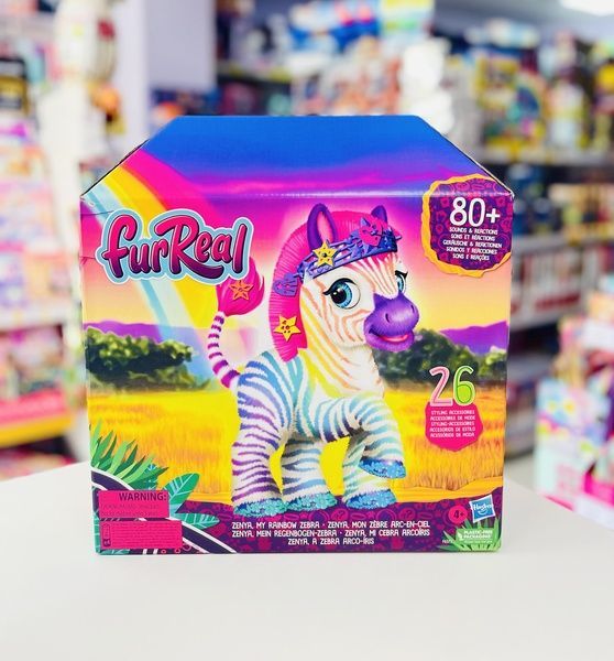 Інтерактивна іграшка FurReal Friends Zenya My Rainbow Zebra Райдужна зебра F6373 F6373 фото