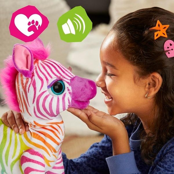 Інтерактивна іграшка FurReal Friends Zenya My Rainbow Zebra Райдужна зебра F6373 F6373 фото