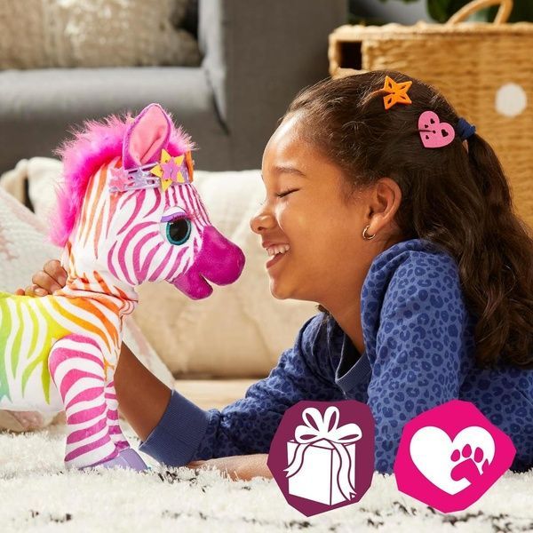Інтерактивна іграшка FurReal Friends Zenya My Rainbow Zebra Райдужна зебра F6373 F6373 фото