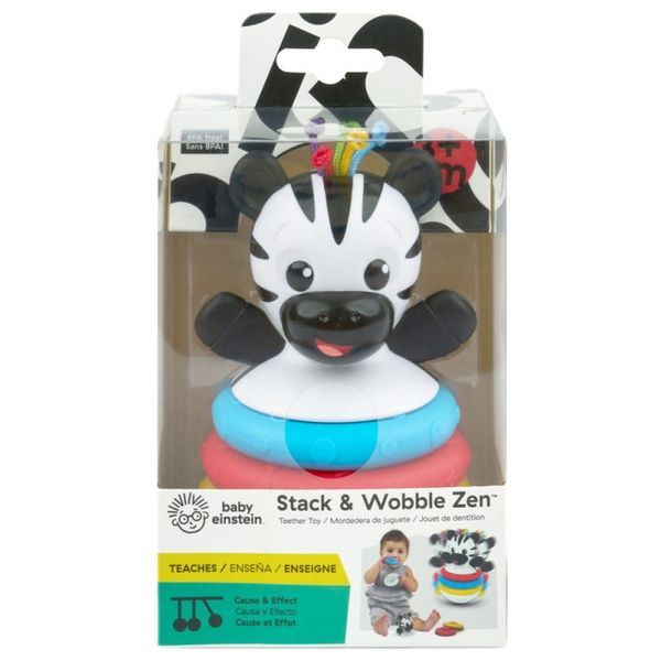 Baby Einstein Розвиваюча іграшка-пірамідка Stack & Wobble Zene 063412 фото