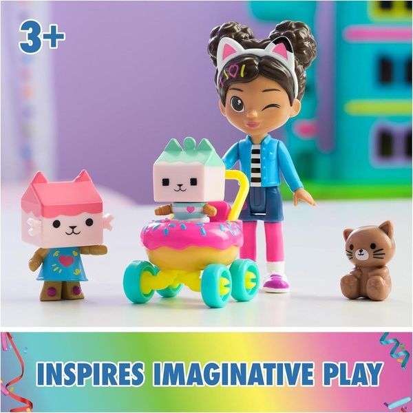 Ігровий набір Gabby's Dollhouse Gabby's Kitty Care Figure Set Габбі Догляд за кошеням 20145981 фото