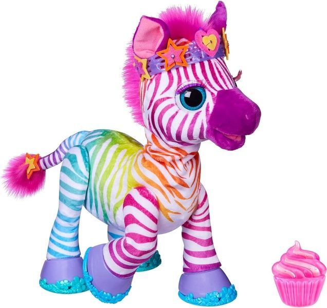 Інтерактивна іграшка FurReal Friends Zenya My Rainbow Zebra Райдужна зебра F6373 F6373 фото