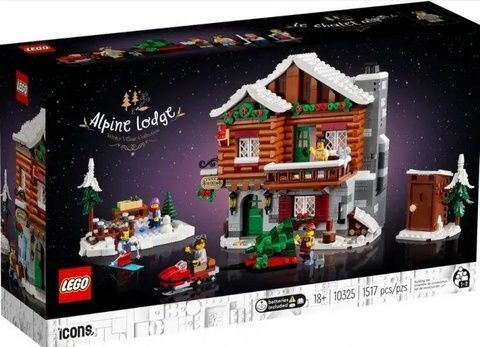 LEGO 10325 Iconic Expert Новорічний Альпійський Будиночок : Створіть Вашу Зимову Казку 10325 фото