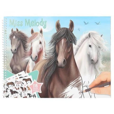 Альбом-раскраска Miss Melody 12978 12978 фото