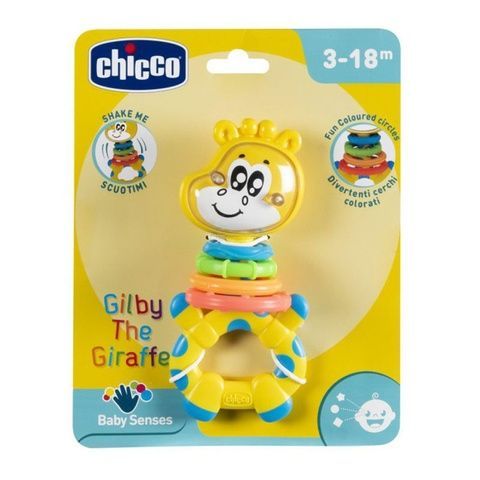 Chicco Игрушка-погремушка "Жираф Гилберт" 10053.00 фото