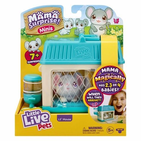Интерактивная игрушка Moose Little Live Pets Мама-Мышка с малышами 26510 фото