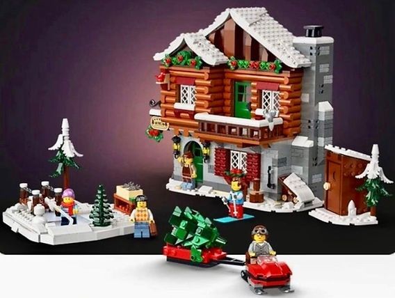 LEGO 10325 Iconic Expert Новогодний Альпийский Домик: Создайте Вашу Зимнюю Сказку 10325 фото