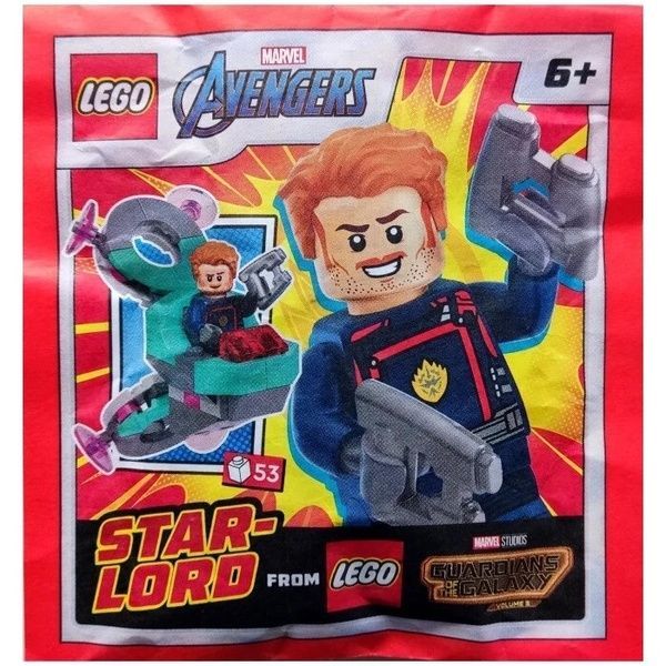 LEGO 242402 Мініфігурка колекційна Super Heroes Marvel Avangers Star Lord 242402 фото