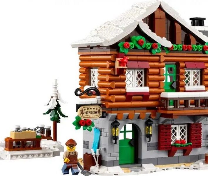 LEGO 10325 Iconic Expert Новогодний Альпийский Домик: Создайте Вашу Зимнюю Сказку 10325 фото