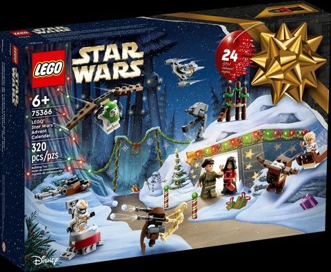 Новогодний Адвент календарь LEGO Star Wars 75366 Рождественский конструктор Лего 2024 75366 фото