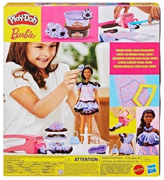 Пластилін Play-Doh Barbie Fashionista набір Плей До з лялькою Барбі G1359 фото