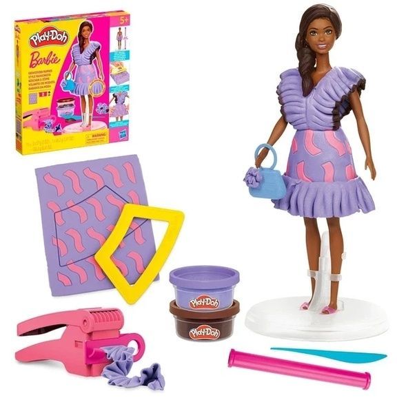 Пластилін Play-Doh Barbie Fashionista набір Плей До з лялькою Барбі G1359 фото
