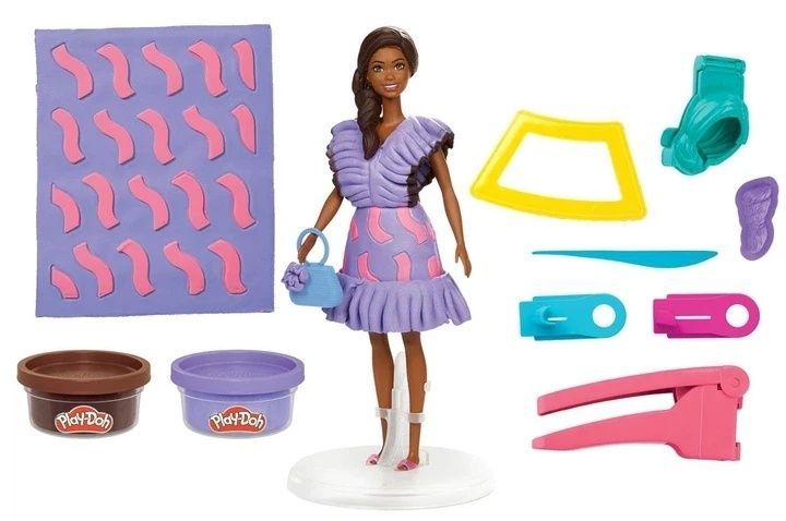 Пластилін Play-Doh Barbie Fashionista набір Плей До з лялькою Барбі G1359 фото