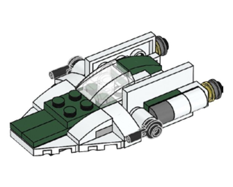 Минифигурка звездолет LEGO Star Wars 912177 A-WING Limited Edition из Звездные Войны 912177 фото
