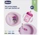 Дитячий набір посуду Chicco Meal Set 4 од. рожевий 6м+ 16200.11 фото 5