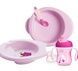Дитячий набір посуду Chicco Meal Set 4 од. рожевий 6м+ 16200.11 фото 1