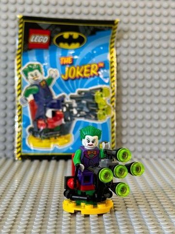 LEGO Batman 212116 Superheroes: The Joker with Glue Gun мініфігурка : ексклюзивна колекційна Джокер із Пушкою 892287 фото