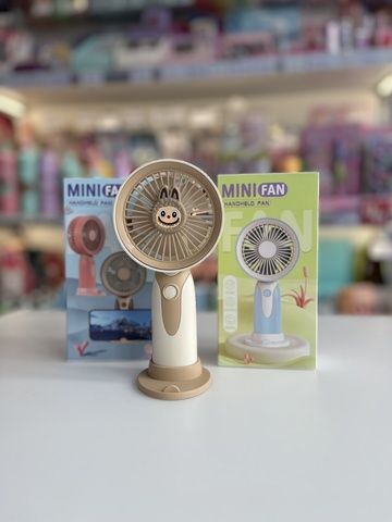Вентилятор з тримачем для телефона Labubu Mini Fun 65693 фото