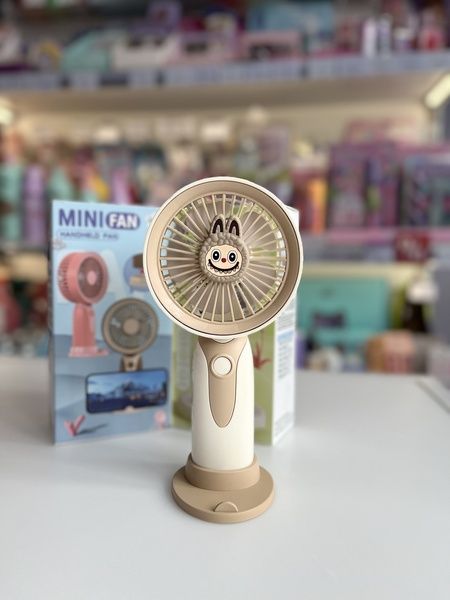 Вентилятор с держателем для телефона Labubu Mini Fun 65693 фото