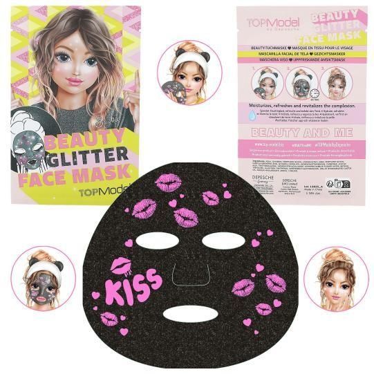 TOP Model Дитяча маска для обличчя Face Mask Glitter BEAUTY and ME 12825 12825 фото