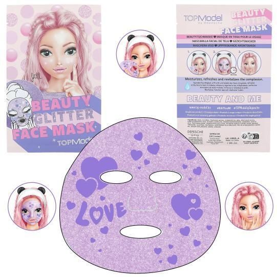 TOP Model Дитяча маска для обличчя Face Mask Glitter BEAUTY and ME 12825 12825 фото