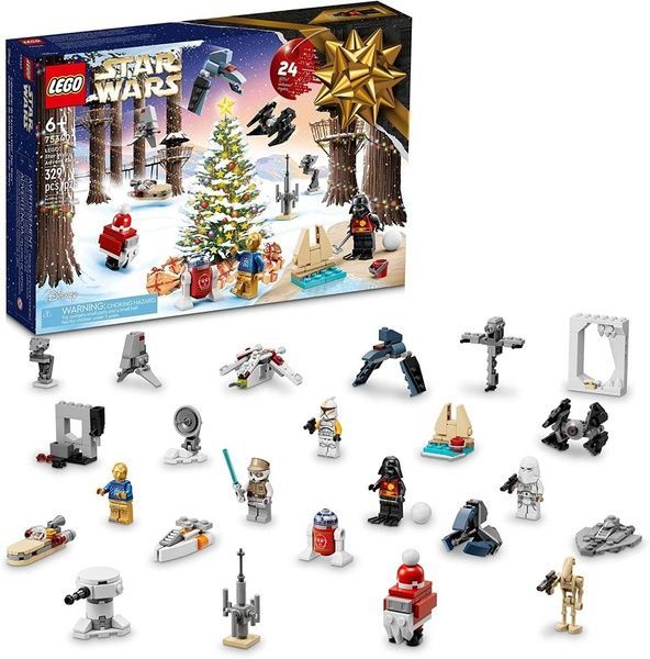 Адвент календарь LEGO Star Wars 75340 Новогодний конструктор Лего 75340 фото