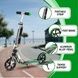 Самокат HUDORA Scooter Big Wheel RX205 - grey/green 14695/02 фото 4