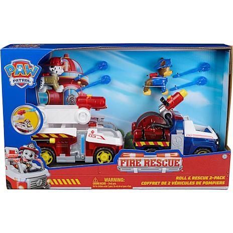 Игровой набор PAW Patrol Fire Rescue Чейз и Маршал с 2 эксклюзивными машинками 20152696 фото