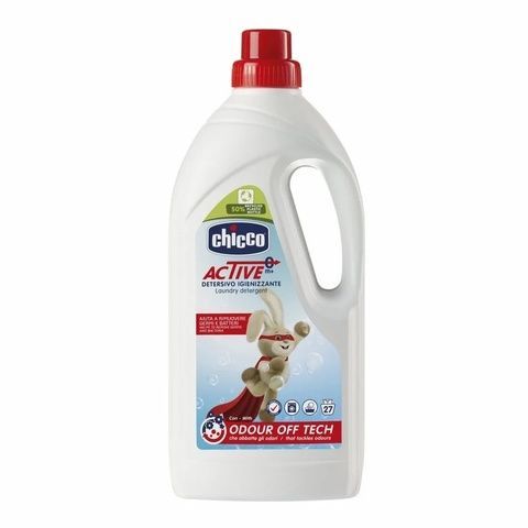 Chicco детский Гель для стирки дезинфицирующий "Active", 1,5 л Чико 10817 фото