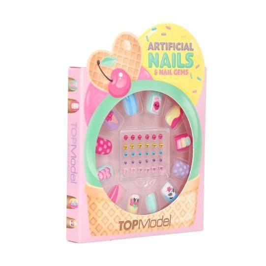 Top model накладні нігті та камінчики для дизайну BEAUTY and ME CANDY GLAM 14072 14072 фото
