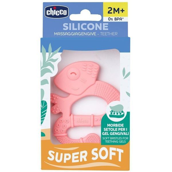 Chicco прорезыватель для зубов "Игуана" розовая 28110.10 фото