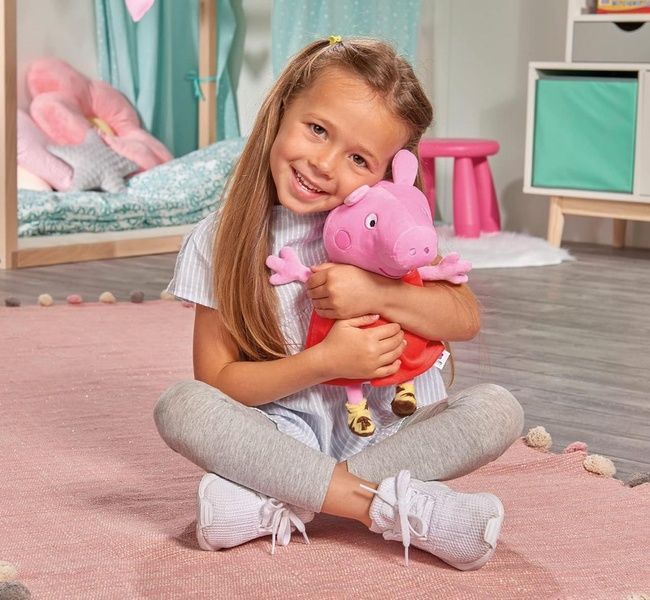 Интерактивная плюшевая игрушка Peppa Pig Свинка Пеппа со звуком 25 см 109261009 фото