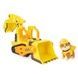 Paw Patrol Rubble's Bulldozer Щенячий патруль строительный бульдозер с водителем Кремез 6066511 фото 2