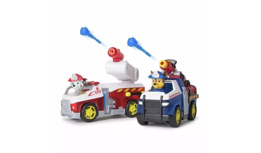 Игровой набор PAW Patrol Fire Rescue Чейз и Маршал с 2 эксклюзивными машинками 20152696 фото