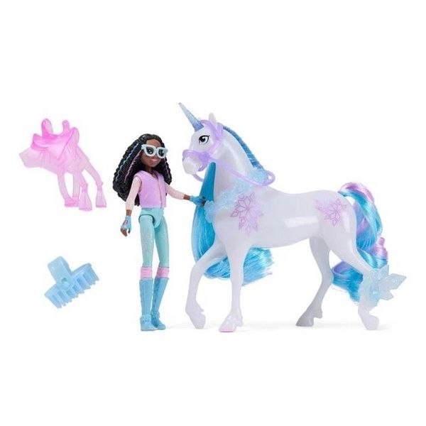 Ігровий набір Unicorn Academy Академія єдинорогів Лейла та єдиноріг Крижинка 6074383 фото