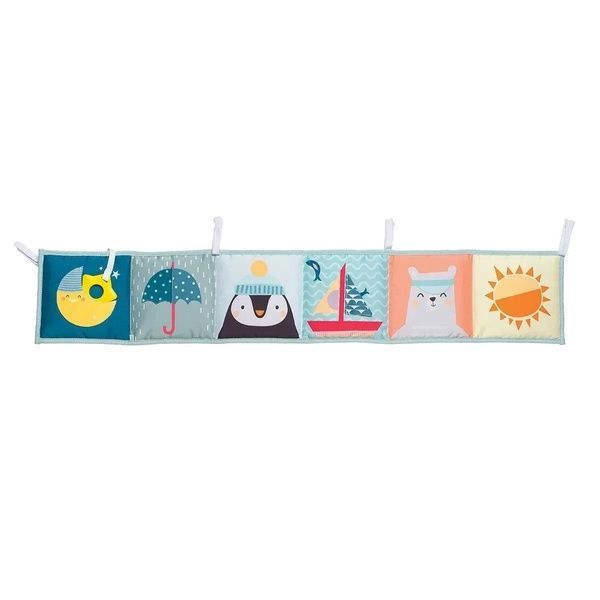 Taf toys Развивающая книжка-раскладушка коллекции "Полярное сияние" Веселые приключения 12385 фото